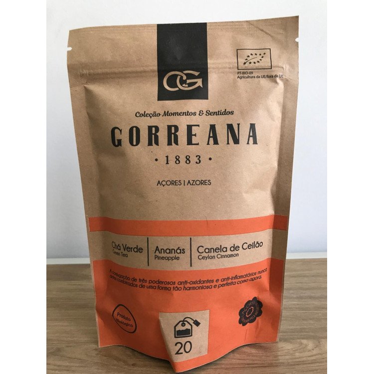 Chá Verde, Ananás e Canela | Gorreana | Refúgio Verde