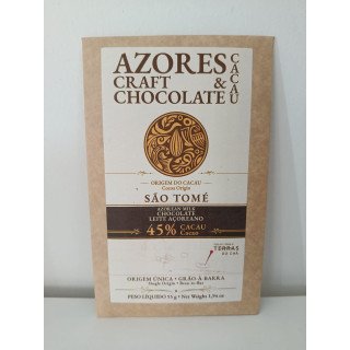 Chocolate de Leite Açoriano 45% Cacau | São Tomé