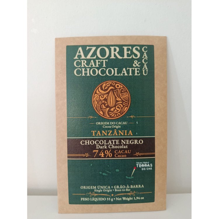Chocolate Negro 74% Cacau | Tanzânia | Terras do Chá