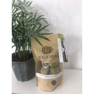 Boganguinhas de Chá Verde, Chocolate Branco e Amêndoas